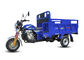 تبريد الهواء 150CC البضائع الثلاثيه ، دراجة كهربائية ثلاث عجلات أزرق داكن