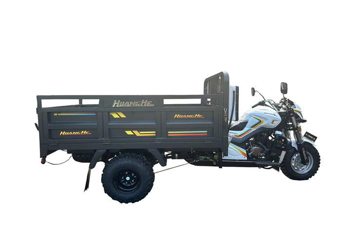 دراجة ثلاثية الأمتعة ذات المحرك الجسم المفتوح سهل التشغيل لجميع ظروف الطريق