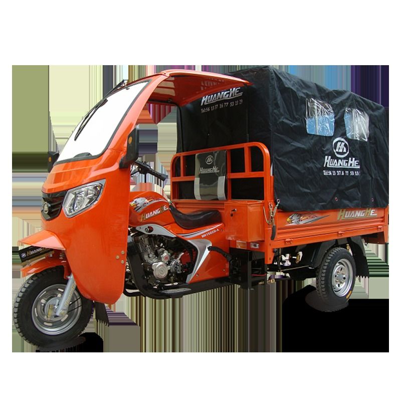 دراجة نارية شحن ثلاثية العجلات 48 فولت مع نوع محرك 300CC ووزن الحاجز من 300-400kg