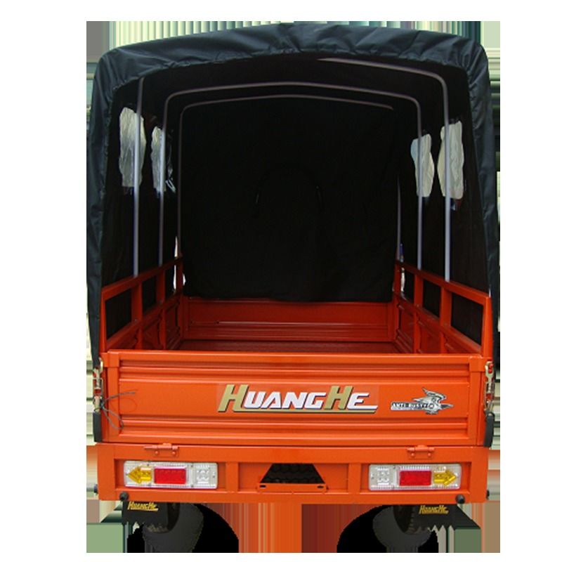 دراجة نارية شحن ثلاثية العجلات 48 فولت مع نوع محرك 300CC ووزن الحاجز من 300-400kg